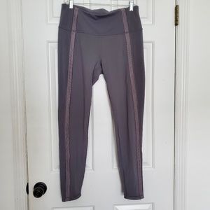 Grey Lulu lemon athletic leggings size 12